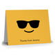 Yellow Cool Emoji Folded Note Cards Image 3 of 4